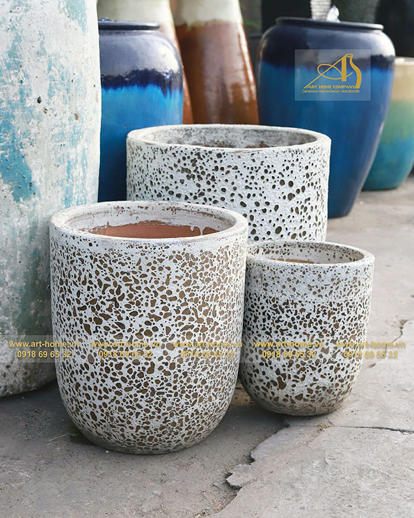 Bình chậu gốm Atlantis - Art Home Ceramics Company - Công Ty TNHH Một Thành Viên Nhà Đẹp Bình Dương